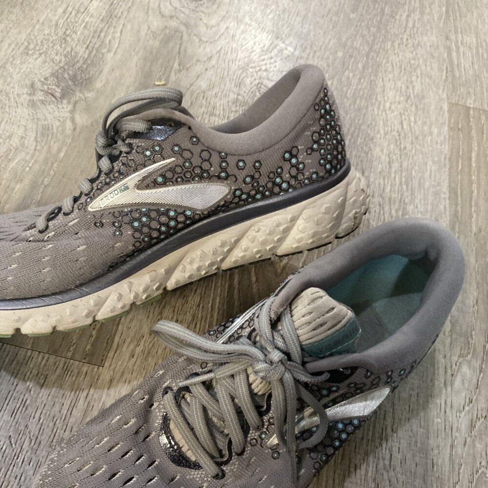 Brooks Womens Glycerin 17 1202831B070 Gray Running Shoes Sneakers Size 8 B - Picture 7 of 9